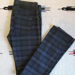 Naked & Famous Skinny Guy Check Twill Denim